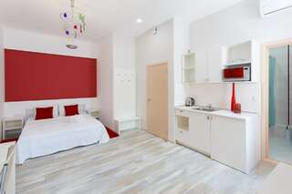 Апарт-отели Basseynaya Apart Hotel Киев Двухместный номер с 1 кроватью и балконом - Baseina street 3-4